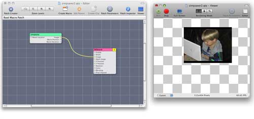 A rudimentary video player quartz viddeo
